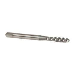 Spiral Flute Tap: #8-32 UNC, 3 Flutes, Plug, 3B Class of Fit, High Speed Steel, Bright/Uncoated MPN:5001800