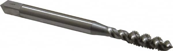 Spiral Flute Tap: #10-32 UNF, 3 Flutes, Plug, 3B Class of Fit, High Speed Steel, Bright/Uncoated MPN:5002600