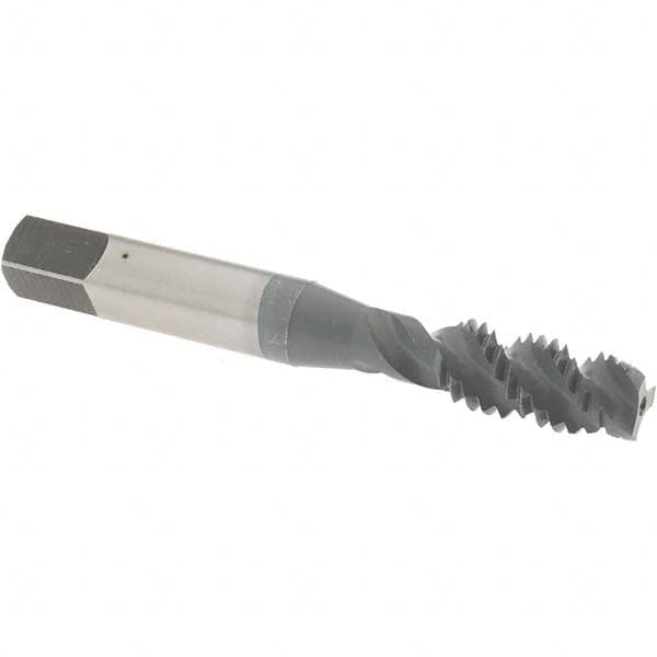 Spiral Flute Tap: 3/8-16 UNC, 3 Flutes, Plug, 2B Class of Fit, High Speed Steel, elektraLUBE Coated MPN:5005402