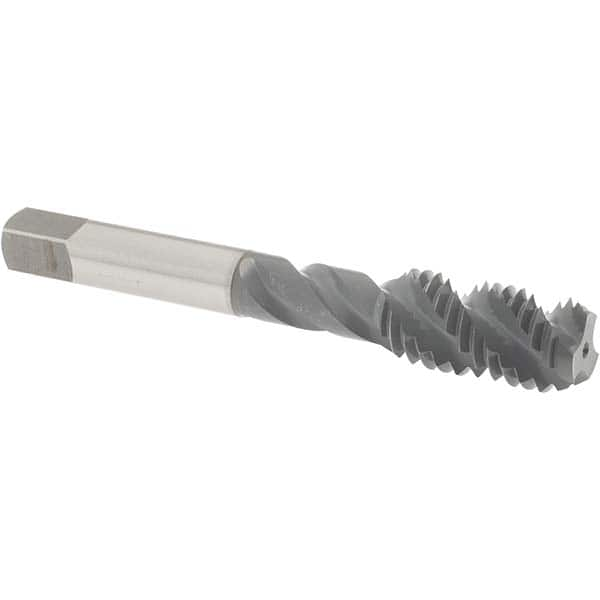 Spiral Flute Tap: 1/2-13 UNC, 3 Flutes, Bottoming, 2B Class of Fit, High Speed Steel, elektraLUBE Coated MPN:5007102