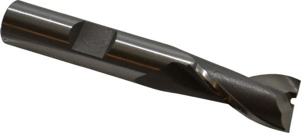 Square End Mill: 7/16'' Dia, 13/16'' LOC, 3/8'' Shank Dia, 2-1/2'' OAL, 2 Flutes, Cobalt MPN:5200600