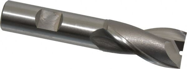 Square End Mill: 25/32'' Dia, 1-1/2'' LOC, 5/8'' Shank Dia, 3-5/8'' OAL, 2 Flutes, Cobalt MPN:5202800