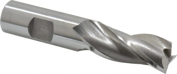 Square End Mill: 3/4'' Dia, 1-5/8'' LOC, 3/4'' Shank Dia, 3-7/8'' OAL, 3 Flutes, Cobalt MPN:5313100