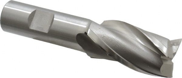 Square End Mill: 1'' Dia, 1-7/8'' LOC, 3/4'' Shank Dia, 4-1/8'' OAL, 3 Flutes, Cobalt MPN:5313300