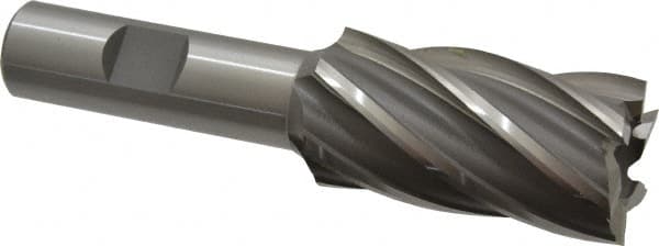 Square End Mill: 1'' Dia, 1-7/8'' LOC, 5/8'' Shank Dia, 4'' OAL, 6 Flutes, Cobalt MPN:5402700