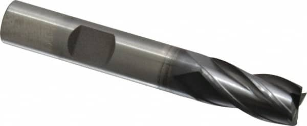 Square End Mill: 3/8'' Dia, 3/4'' LOC, 3/8'' Shank Dia, 2-1/2'' OAL, 4 Flutes MPN:5410508