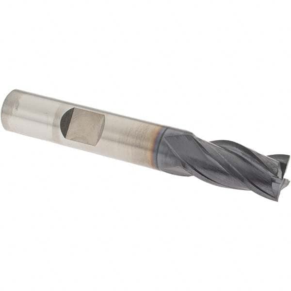 Square End Mill: 3/8'' Dia, 3/4'' LOC, 3/8'' Shank Dia, 2-1/2'' OAL, 4 Flutes, Cobalt MPN:5410511