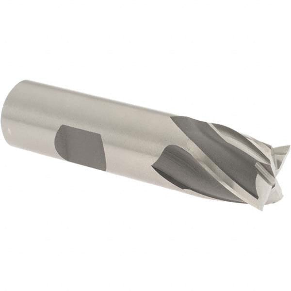 Square End Mill: 3/4'' Dia, 3/4'' LOC, 3/4'' Shank Dia, 3'' OAL, 4 Flutes, Cobalt MPN:5413000