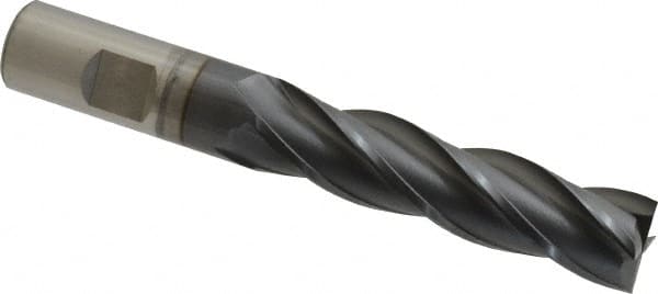 Square End Mill: 3/4'' Dia, 3'' LOC, 3/4'' Shank Dia, 5-1/4'' OAL, 4 Flutes MPN:5463108