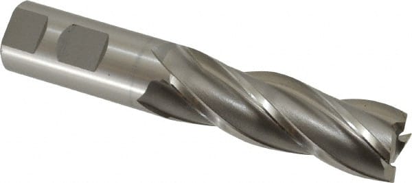 Square End Mill: 1'' Dia, 3'' LOC, 1'' Shank Dia, 5-1/2'' OAL, 4 Flutes, Cobalt MPN:5475100