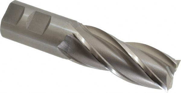 Square End Mill: 1-1/4'' Dia, 3'' LOC, 1-1/4'' Shank Dia, 5-1/2'' OAL, 4 Flutes, Cobalt MPN:5486100