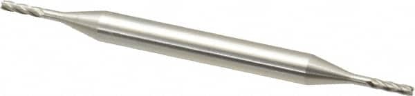 Square End Mill: 1/16'' Dia, 7/32'' LOC, 3/16'' Shank Dia, 2-1/2'' OAL, 4 Flutes, Cobalt MPN:5687200