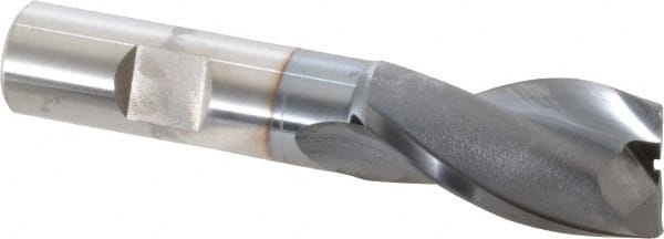 Square End Mill: 13/16'' Dia, 1-1/2'' LOC, 5/8'' Shank Dia, 3-5/8'' OAL, 2 Flutes, Vanadium High Speed Steel MPN:5732708