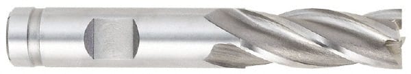 Square End Mill: 7/32'' Dia, 1/2'' LOC, 3/8'' Shank Dia, 2-7/16'' OAL, 4 Flutes, Vanadium High Speed Steel MPN:5740408