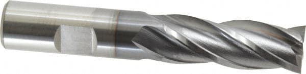 Square End Mill: 5/8'' Dia, 1-5/8'' LOC, 5/8'' Shank Dia, 3-3/4'' OAL, 4 Flutes, Vanadium High Speed Steel MPN:5742308