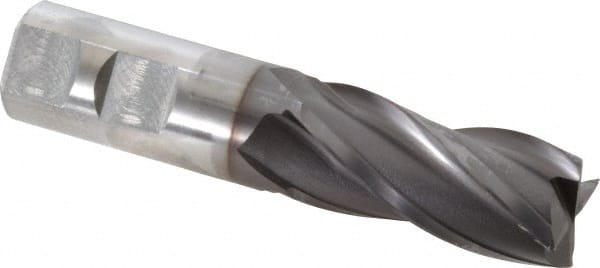 Square End Mill: 7/8'' Dia, 1-7/8'' LOC, 7/8'' Shank Dia, 4-1/8'' OAL, 4 Flutes, Vanadium High Speed Steel MPN:5743708