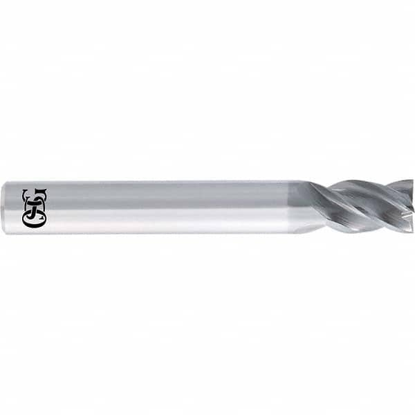 Square End Mill: 3/8'' Dia, 7/8'' LOC, 3/8'' Shank Dia, 2-1/2'' OAL, 4 Flutes, Solid Carbide MPN:82000821