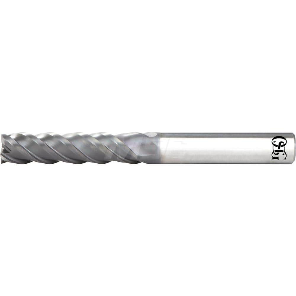 Square End Mill: 5/8'' Dia, 2-1/2'' LOC, 5/8'' Shank Dia, 5-1/2'' OAL, 5 Flutes, Solid Carbide MPN:82010921