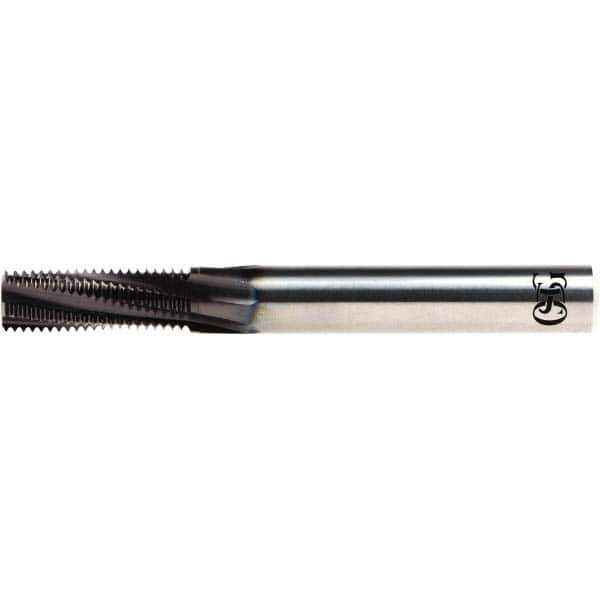 Helical Flute Thread Mill: M8x1.25, 4 Flute, 6.00 mm Shank Dia, Solid Carbide MPN:8304712