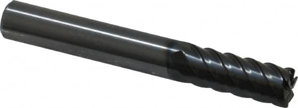 Corner Radius End Mill: 8 mm Dia, 19 mm LOC, 0.5 mm Radius, 6 Flutes, Solid Carbide MPN:91440811