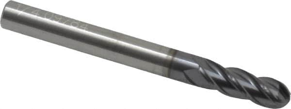 Ball End Mill: 0.25