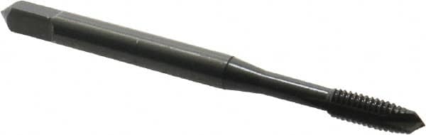 Spiral Point STI Tap: #6-32 UNC, 3 Flutes, Plug, Vanadium High Speed Steel, Oxide Finish MPN:1712701