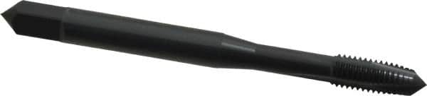 Spiral Point STI Tap: #8-32 UNC, 3 Flutes, Plug, Powdered Metal, Oxide Finish MPN:1715001