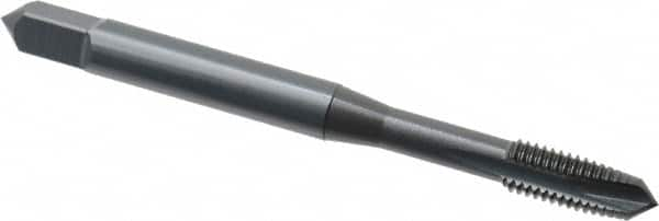 Spiral Point STI Tap: #8-32 UNC, 3 Flutes, Plug, Powdered Metal, Oxide Finish MPN:1715101