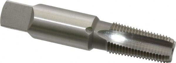 Standard Pipe Tap: 1/8-27, NPT, 4 Flutes, High Speed Steel, Bright/Uncoated MPN:1310100