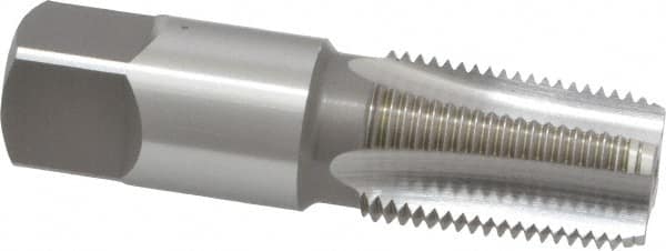 Standard Pipe Tap: 3/8-18, NPT, 4 Flutes, High Speed Steel, Bright/Uncoated MPN:1310400