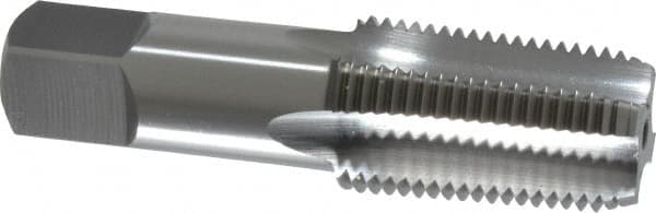 Standard Pipe Tap: 1/2-14, NPT, 4 Flutes, High Speed Steel, Bright/Uncoated MPN:1310500