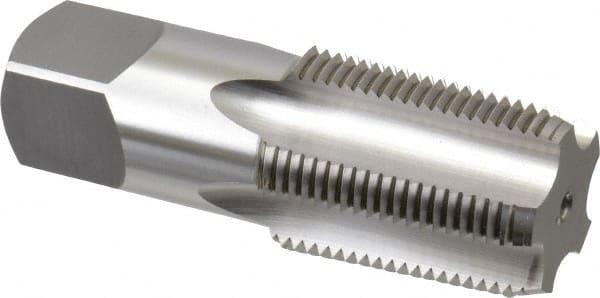 Standard Pipe Tap: 1 - 11-1/2, NPT, 5 Flutes, High Speed Steel, Bright/Uncoated MPN:1310700