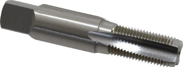 Standard Pipe Tap: 1/8-27, NPS, 4 Flutes, High Speed Steel, Bright/Uncoated MPN:1330100