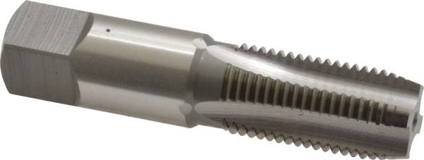 Standard Pipe Tap: 1/4-18, NPS, 4 Flutes, High Speed Steel, Bright/Uncoated MPN:1330300