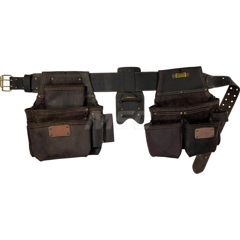 Tool Aprons & Tool Belts, Tool Type: Tool Rig , Minimum Waist Size: 29 , Maximum Waist Size: 46 , Material: Leather , Number of Pockets: 22.000  MPN:OX-P263604