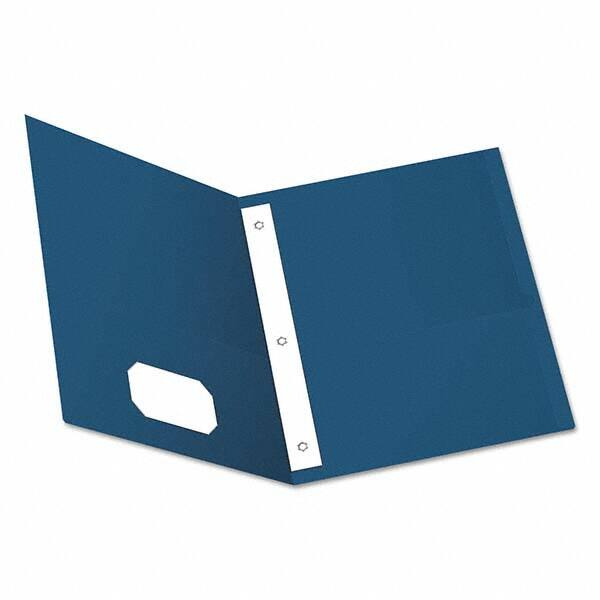 Pocket Folder: Letter, Blue, 25/Pack MPN:OXF57702