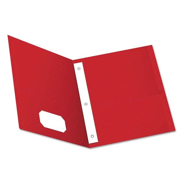 Pocket Folder: Letter, Red, 25/Pack MPN:OXF57711