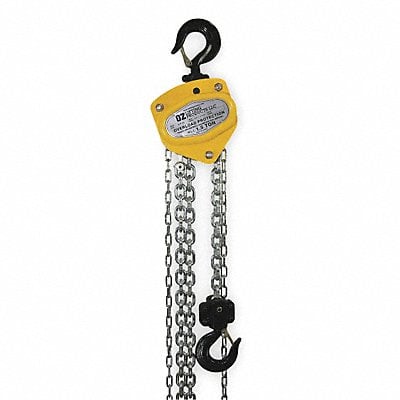 Manual Chain Hoist 3000 lb Lift 10 ft. MPN:OZ015-10CHOP