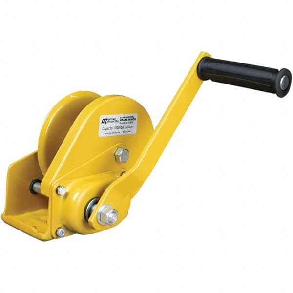 Winches, Winch Type: Pulling , Line Pull Capacity (Lb.): 1000 , Load Rating 1st Layer: 1000 , Load Rating Mid-drum: 750 , Load Rating Full Drum: 500  MPN:OZ1000BW