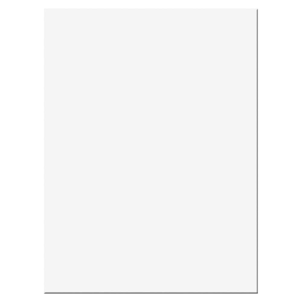 Riverside Groundwood Construction Paper, 100% Recycled, 18in x 24in, Bright White, Pack Of 50 (Min Order Qty 4) MPN:8717