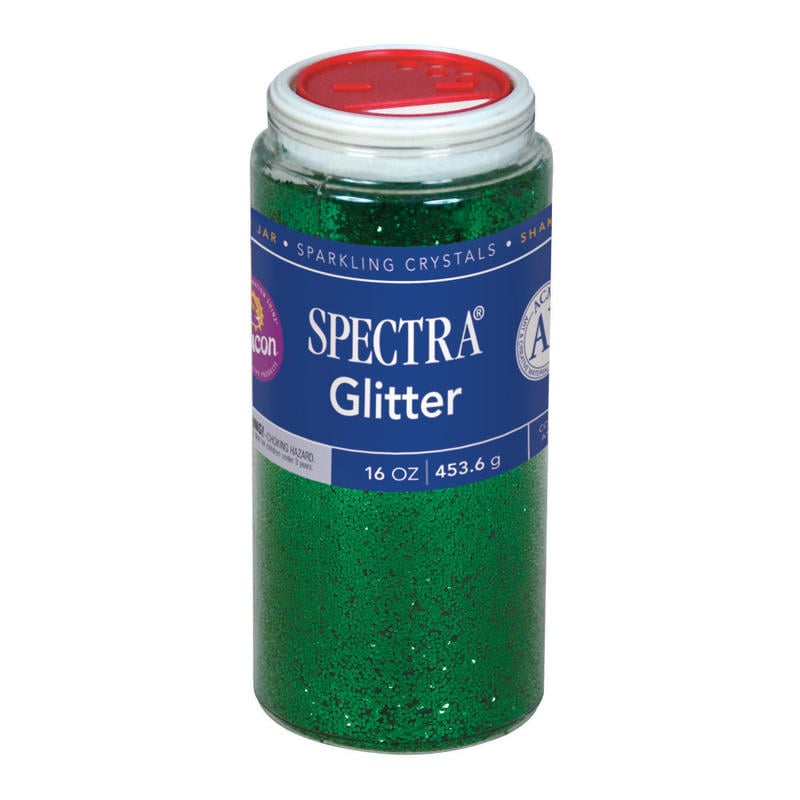 Pacon Glitter, Shaker-Top Can, Green (Min Order Qty 6) MPN:0091760