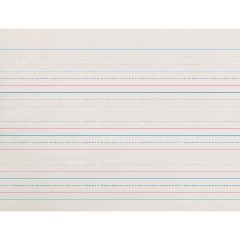 Pacon Broken Midline Writing Paper, Grade 1, 5/8in x 5/16in x 5/16in (Min Order Qty 5) MPN:VP747A