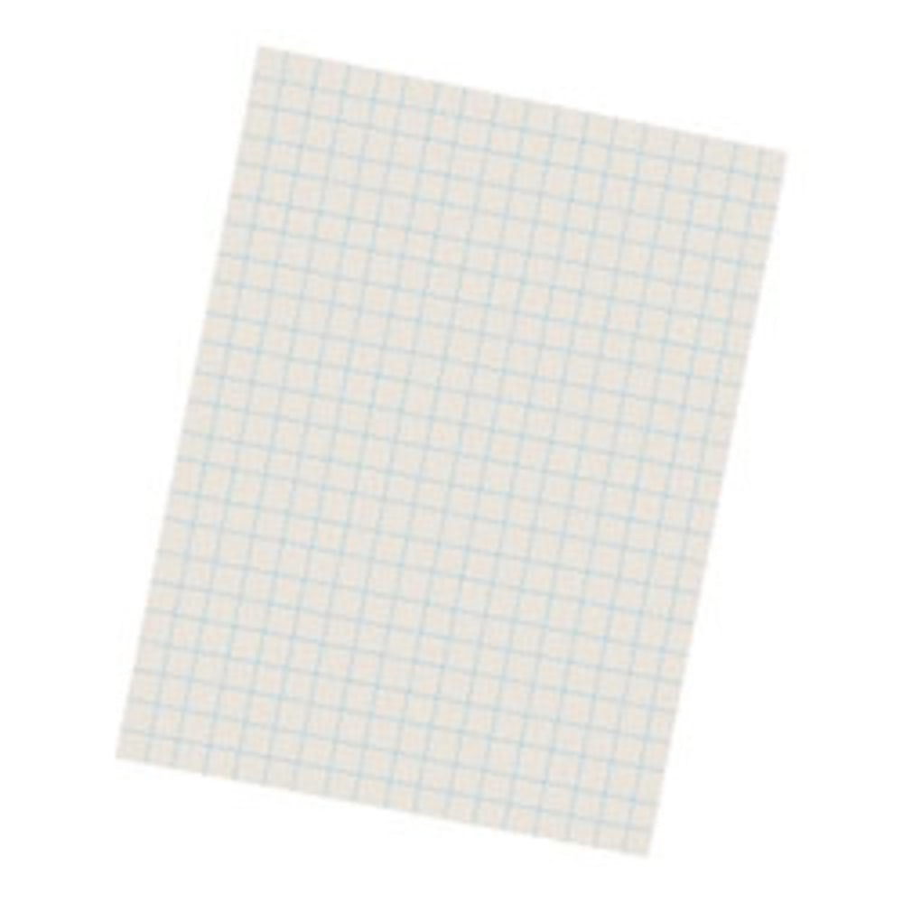 Pacon Quadrille-Ruled Heavyweight Drawing Paper, 1/2in Squares, White, Pack Of 500 Sheets (Min Order Qty 4) MPN:2863