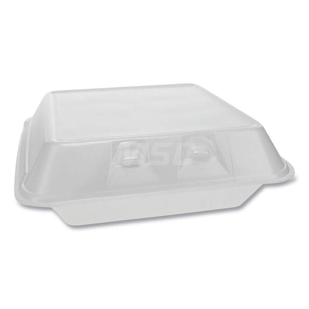 Food Storage Container: Square, Hinged Lid MPN:PCTYHLW09010000