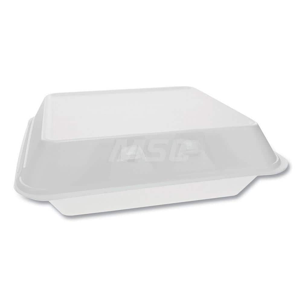 Food Storage Container: Square, Hinged Lid MPN:PCTYHLW10010000