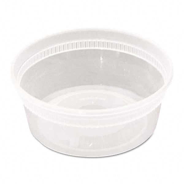 DELItainer Microwavable Combo, Clear, 8 oz, 1.13 x 2.8 x 1.33, 240/Carton MPN:PCTYL2508