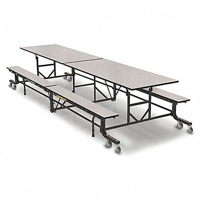 Folding Bench Table Rectangle Wht Nebula MPN:19F18273012WNB