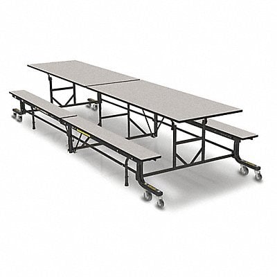 Folding Bench Table Rectangle Gray Glace MPN:19F18293012GB