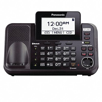 Telephone Black 1Handset Wall MPN:KX-TG9541B