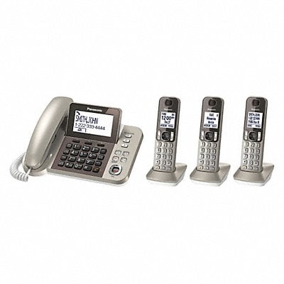 Telephone Champagne Gold 3Handset 1Line MPN:KX-TGF353N